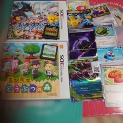 ジャンク3DS ソフト 2本セット ポケモンスクランブル とびだせ どうぶつの森