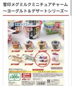 雪印メグミルク ミニチュアチャーム　ナチュレ恵 ブルーベリー＆いちご