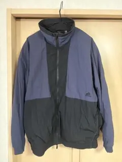 adidas ナイロンジャケット トラックジャケット グレー/ブラック