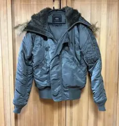 アルファALPHA N-2BフライトJK タイトモデル ダークグリーン系M