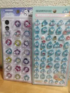 もちもちパンダおはじきシール＆ハンギョドンボンボンドロップシール