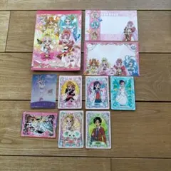 プリキュア　カード　レターセット　ハッピーセット