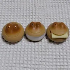 青柳総本家カエルまんじゅうマスコット3個 カエルまんじゅうかえる置物