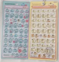 【新品未開封正規品】ボンボンドロップシールサンリオミニプリン ハンギョ2枚セット