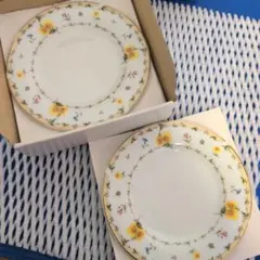 NARUMI CHINA花柄 デザート皿5枚セット