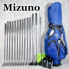 V300 ミズノ ZEPHYR メンズ ゴルフ クラブ フルセット 豪華 青