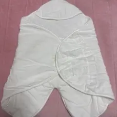 【冬生まれにピッタリ暖か‼︎】ホワイト レース装飾 おくるみ