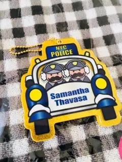 サマンサタバサ　ノベルティ　ポリス　ミラー　チャーム　キーホルダー　新品、未使用のサムネイル