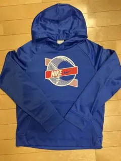 NIKE ナイキ　パーカー　裏起毛　ブルー　青　L150cm