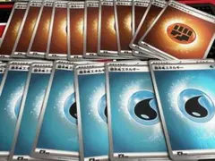 闘エネルギー11枚（全ミラー） 水エネルギー7枚（全ミラー）