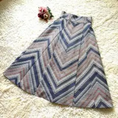 ≪美品≫ スナイデル ロング スカート 背中側ゴム 細見え フェミニン S