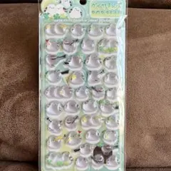 シマエナガ　ダイヤモンドポップシール　うるちゅる系　ボンボンドロップ　緑