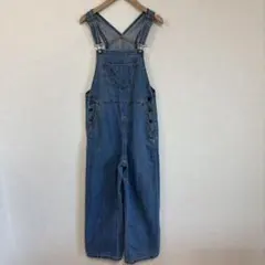 ジーユー　GU デニムサロペット ストレートパンツ　オーバーオール　【Ｓ】