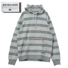 QUIKSILVER クイックシルバー ストライプパーカー L 輸入 古着