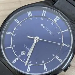 【美品】BERING ベーリング 腕時計 チタン 11739 ブルー ブラックのサムネイル