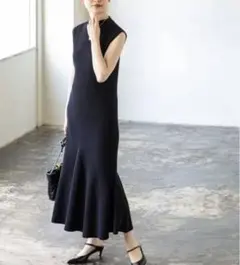 Tama様専用 (5/1まで)マーメイドリブニットワンピース