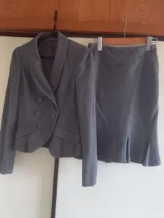 グレー ダブルボタン スーツ セット