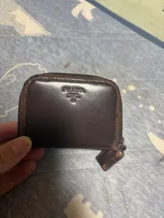 PRADA ブラウンレザー コインケースのサムネイル