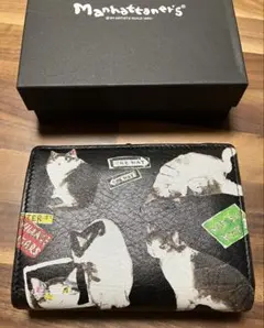 Manhattaner's 猫柄 二つ折り財布のサムネイル
