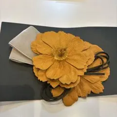 成人式　結婚式　花　リボン　髪飾り　帯飾り