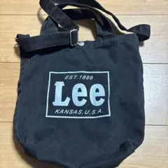 Lee 黒 ショルダーバッグ