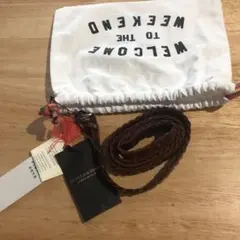 茶色　細　ベルト