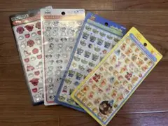 新品未開封 ディズニー ボンボンドロップシール 4種セット BONBONDROP