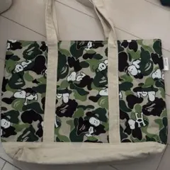 A BATHING APE x PEANUTS トートバッグ 迷彩のサムネイル