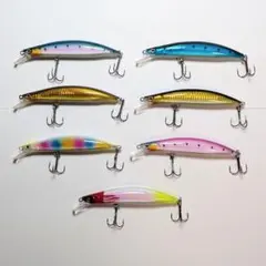 【7色フルセット】13.6cm 21g ミノー ルアーのサムネイル