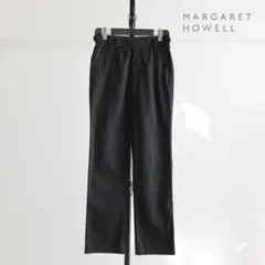 Margaret Howell コットンツイル　ベイカーパンツ　　ブラックのサムネイル