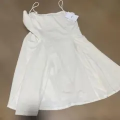 mystic アイボリー キャミワンピース