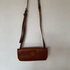 Cledran ブラウン ショルダーバッグ