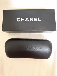 CHANEL メガネケース クロス付き