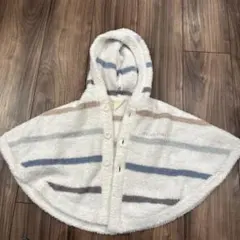 ピクニック フード付きポンチョ 80-90cm