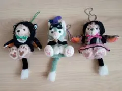 ディズニー　ダッフィー．シェリーメイ．ジェラトーニ．ストラップ3種類セット