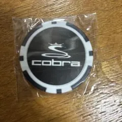 Cobra ゴルフマーカー カジノチップ型 ブラック ホワイトのサムネイル