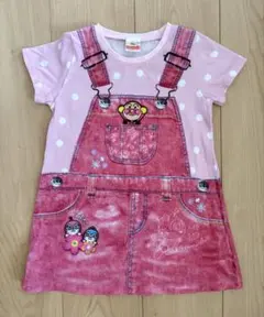アンパンマン 半袖Tシャツ ピンク　100のサムネイル