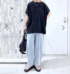 新品レプシィム　イージーコクーンデニムパンツのサムネイル