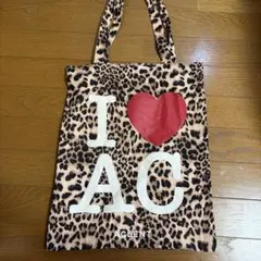 ACLENT トートバッグ レオパード柄