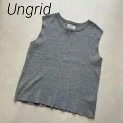 美品　Ungrid ノースリーブ　ワッフル　タンクトップ　トップス　綿のサムネイル