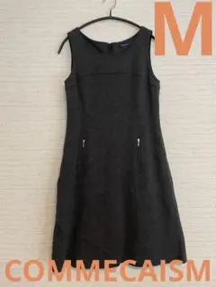 【お買い得】COMMECAISM コムサイズム　ワンピース　M ブラック　黒