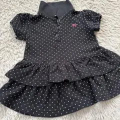 80 ポロシャツ風フリルワンピのサムネイル