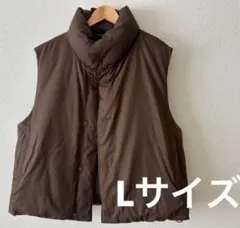 UNIQLO U パフテックノンキルトベスト 36 BROWN