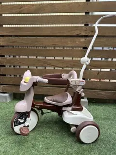 【最終値下げ】iimo 折りたたみ三輪車　ピンクのサムネイル