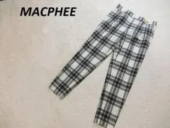 極美品　MACPHEE　マカフィー　ストレッチ　チェック　パンツ　３８のサムネイル