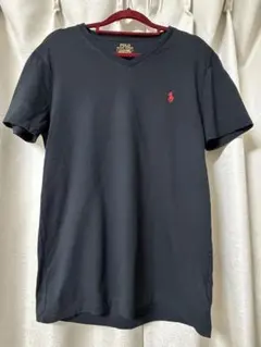 【ポロ・ラルフ・ローレン 】Vネック Tシャツ 黒