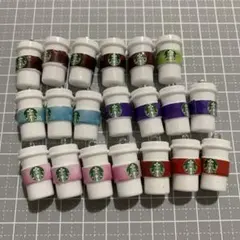 スタバ カン付き デコレーションパーツ 20個