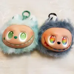 【新品】THE MONSTERS ぬいぐるみキーホルダー2個セットPOPMART
