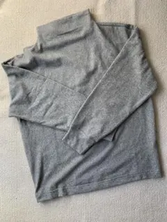 ソフトニットフリースモックネックT / ユニクロ