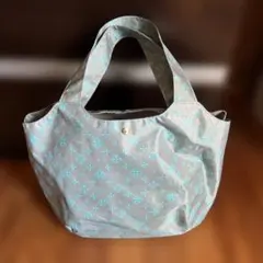 ブルー トートバッグ